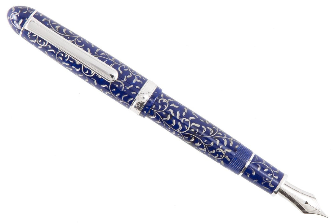 Platinum #3776 Fountain Pen - Blue Karakusa