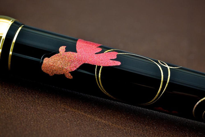 Platinum Classic Maki-E Kanazawa Leaf Fountain Pen - Goldfish