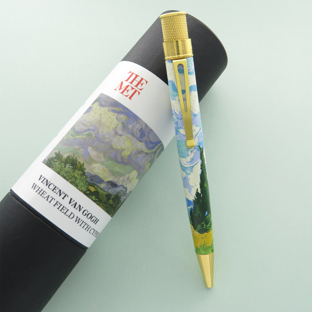 Retro 51 - The Met - Vincent van Gogh "Wheat Field With Cypresses" Rollerball