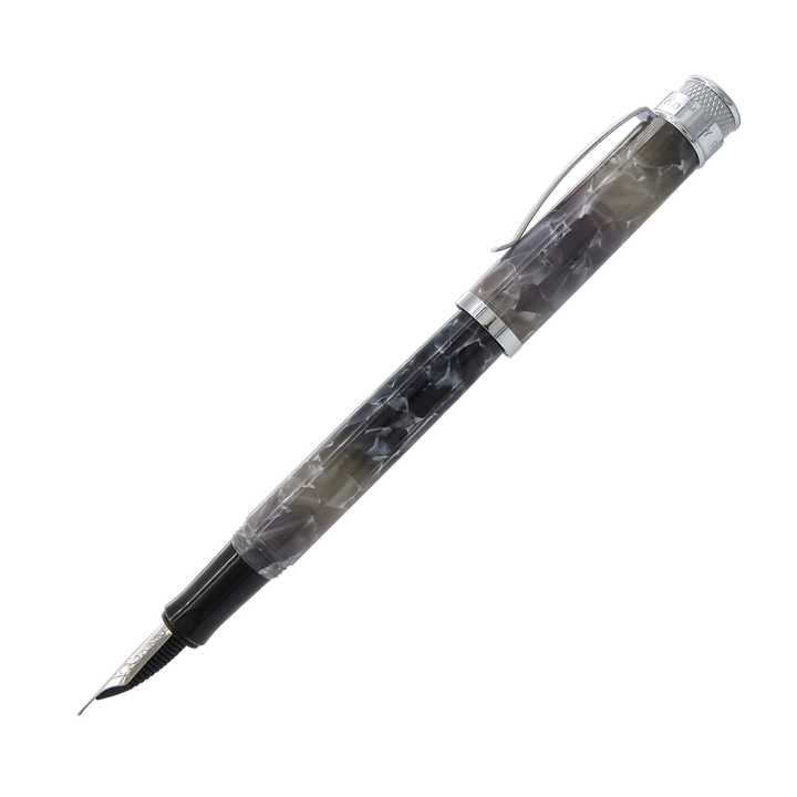 Retro 51 Popper Fountain Pen - Silver Lining