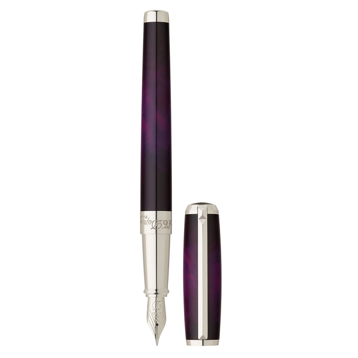 S.T. Dupont Line D Large Fountain Pen - Atelier Purple Lacquer