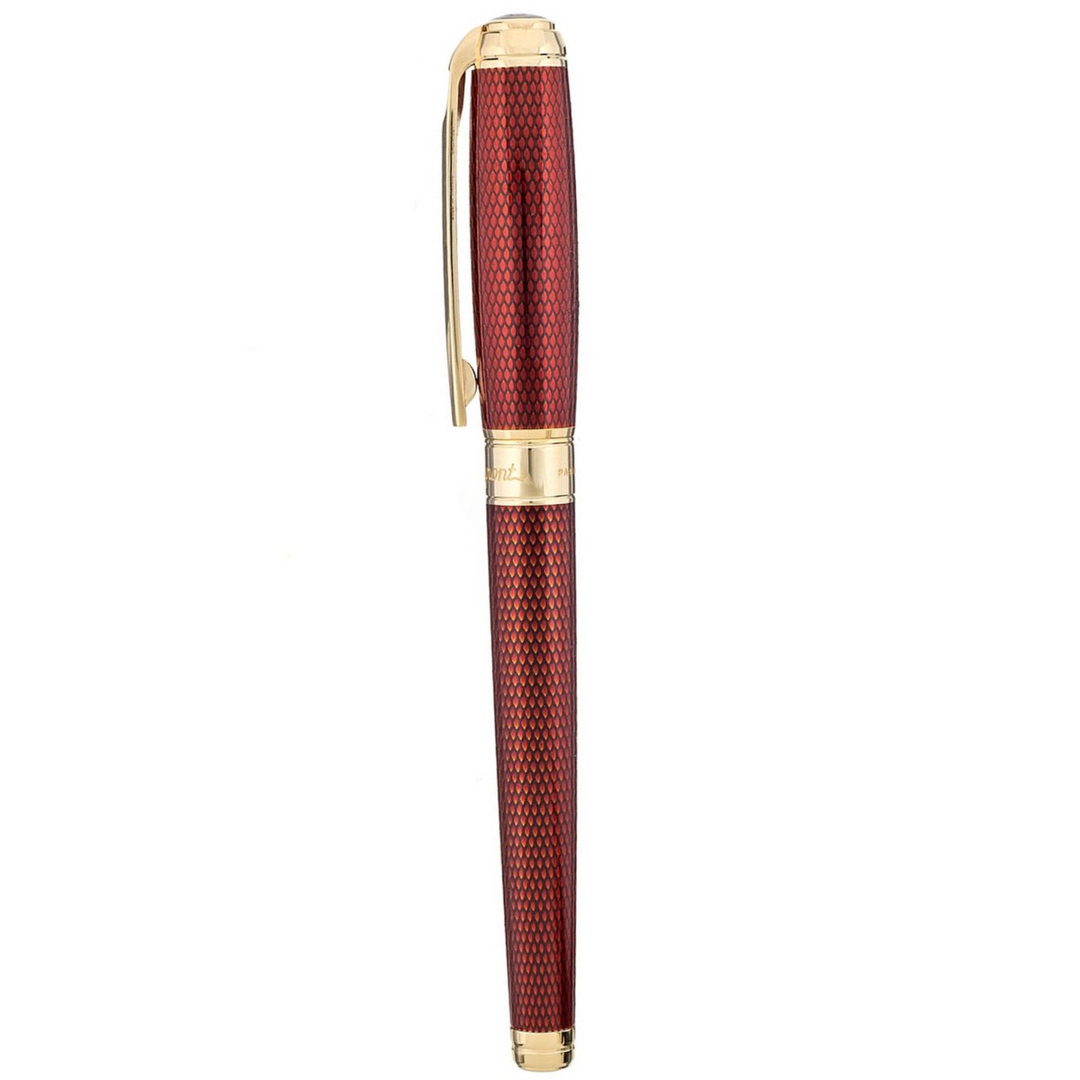 S.T. Dupont Diamond Guilloche Rollerball - Ruby