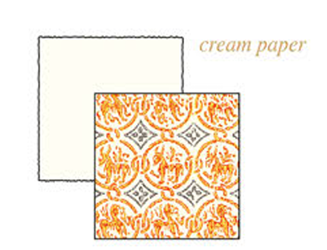 Single Deckled Edge Flat Cards 4.5" x 6.69" (100pc) | Rossi 1931 Italian Stationery
