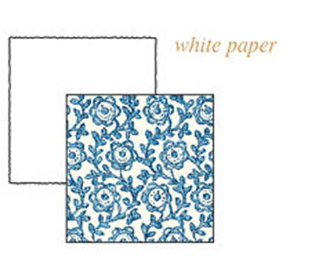 Single Deckled Edge Flat Cards 4.5" x 6.69" (100pc) | Rossi 1931 Italian Stationery
