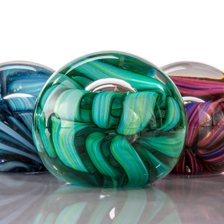 Hudson Glass Handblown Glass Ribbon Paperweight