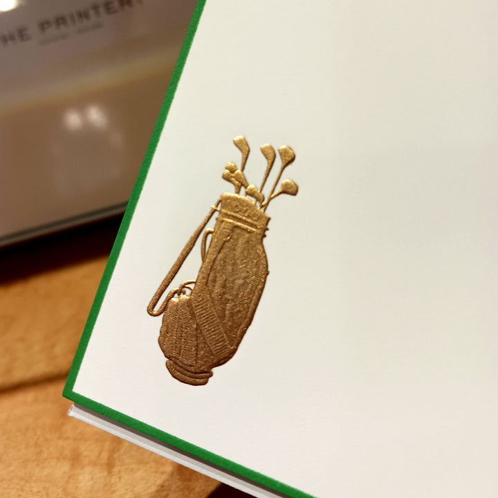 The Printery Engraved Cards - Golf Bag (10ct)
