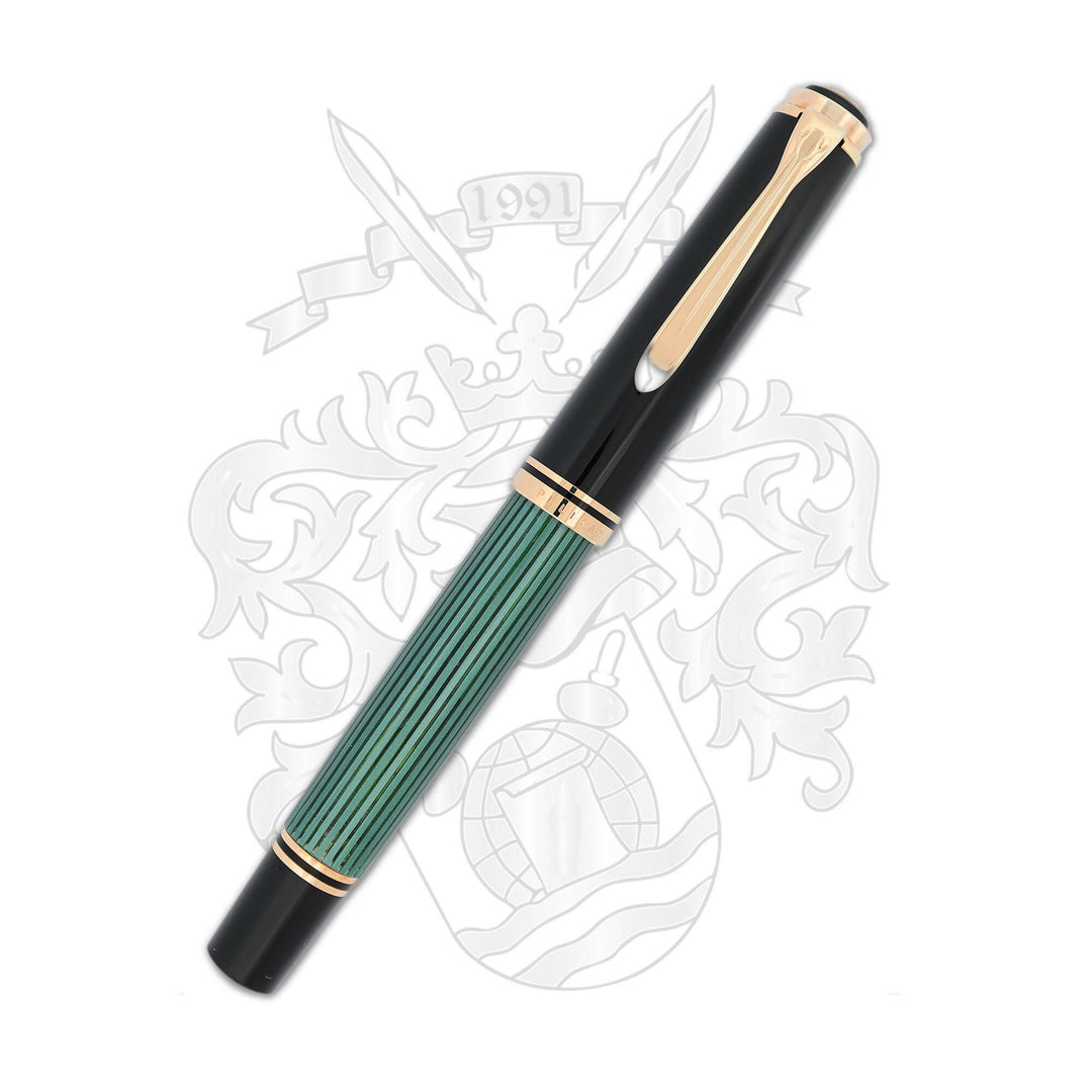 Pelikan Souverän M800 - Green Stripe Fountain Pen