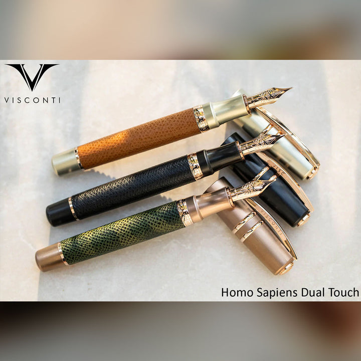 Visconti Homo Sapiens Dual Touch Black - Fountain Pen