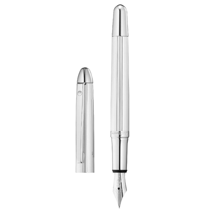 Waldmann Pocket Fountain Pen - Silver - Steel