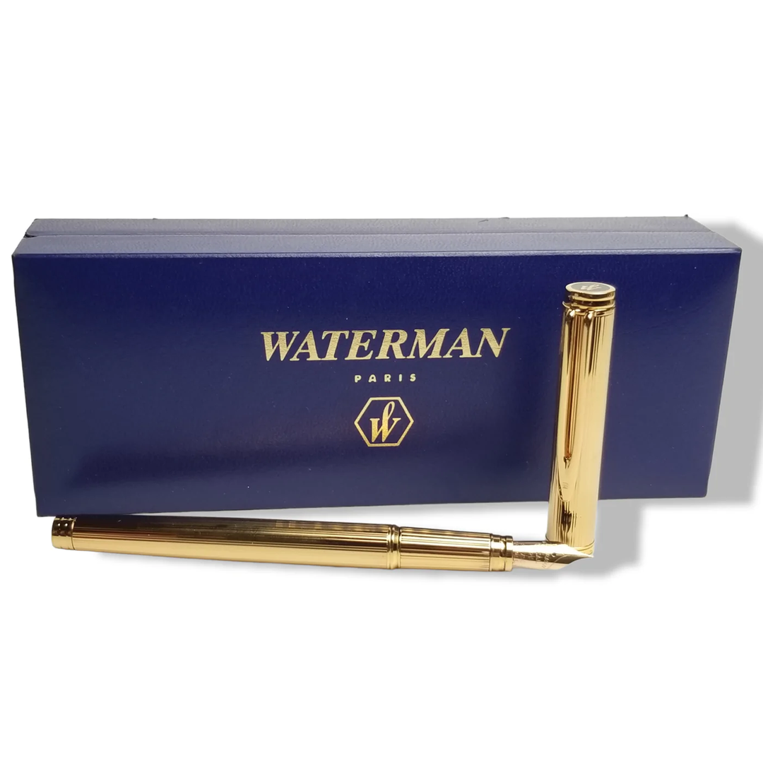 Waterman Gentleman Gold Plated Fountain Pen
