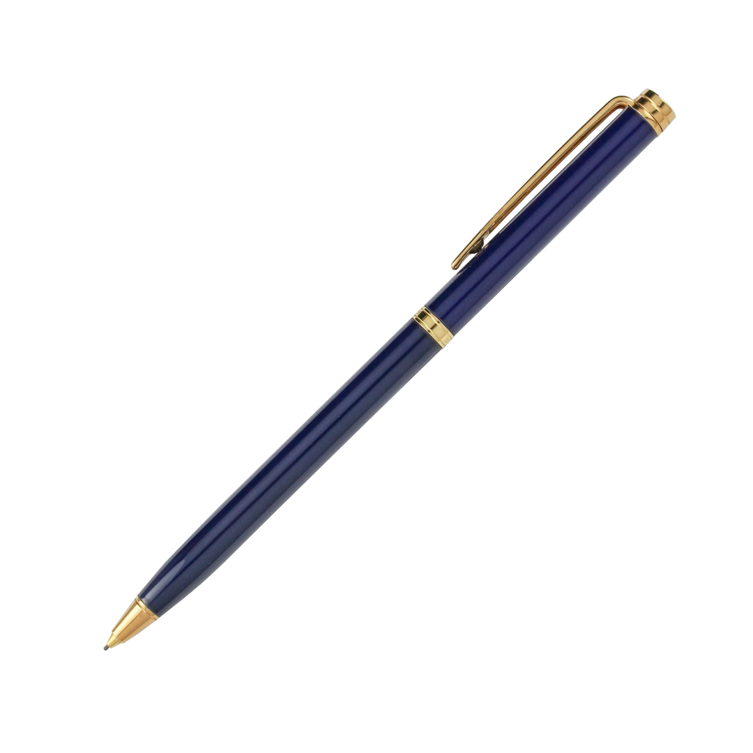 Waterman Ideal Gentleman Blue Lacquer and Gold Mechanical Pencil