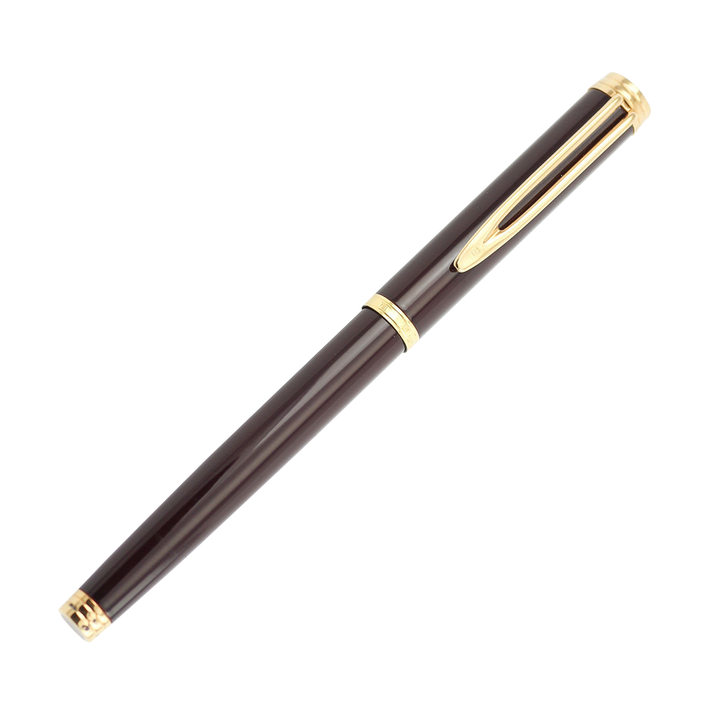Waterman Gentleman Burgundy Lacquer and Gold - Fountain Pen