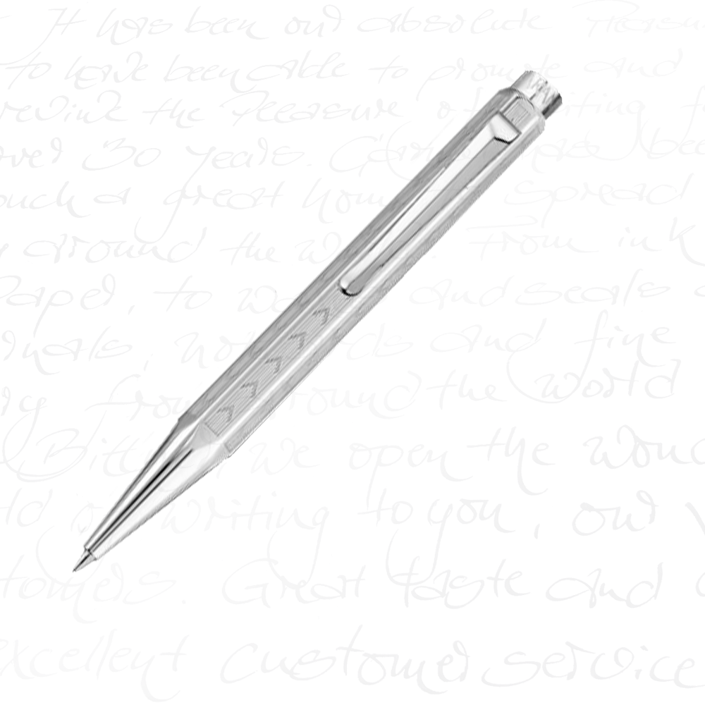 Caran d'Ache Ecridor XS Chevron Palladium Mechanical Pencil (0.5mm)