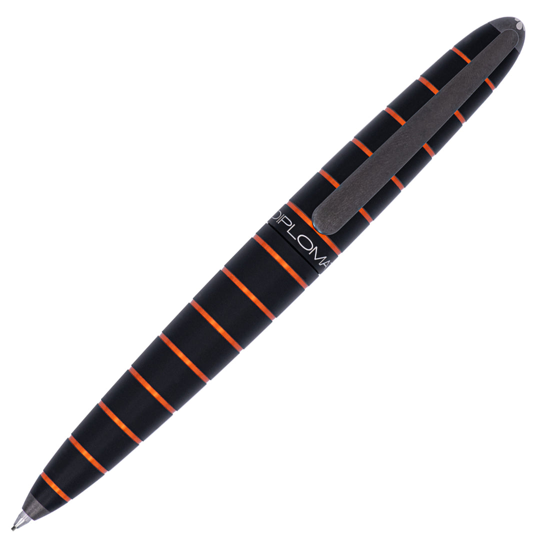 Diplomat Elox Ring 0.7mm Mechanical Pencil - Black/Orange