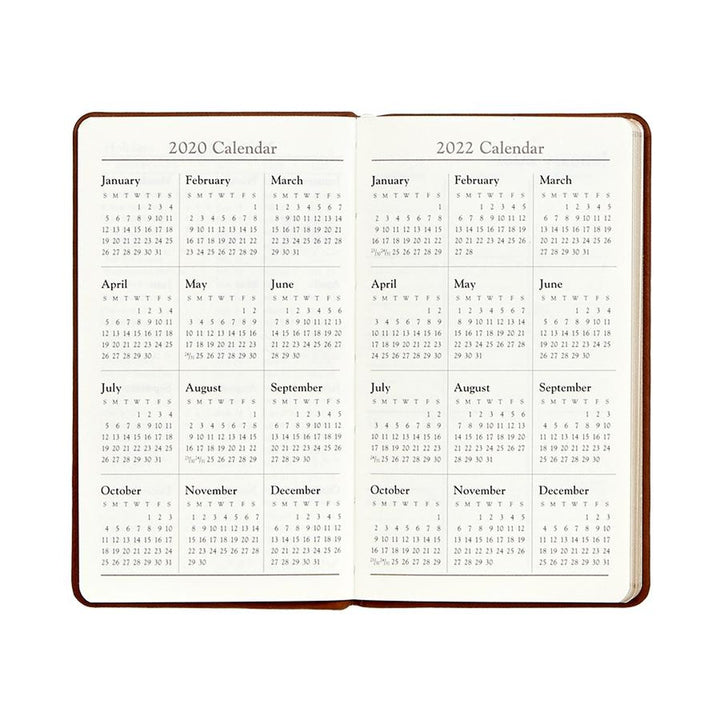 Graphic Image 5" Pocket Datebook - Traditional Leather