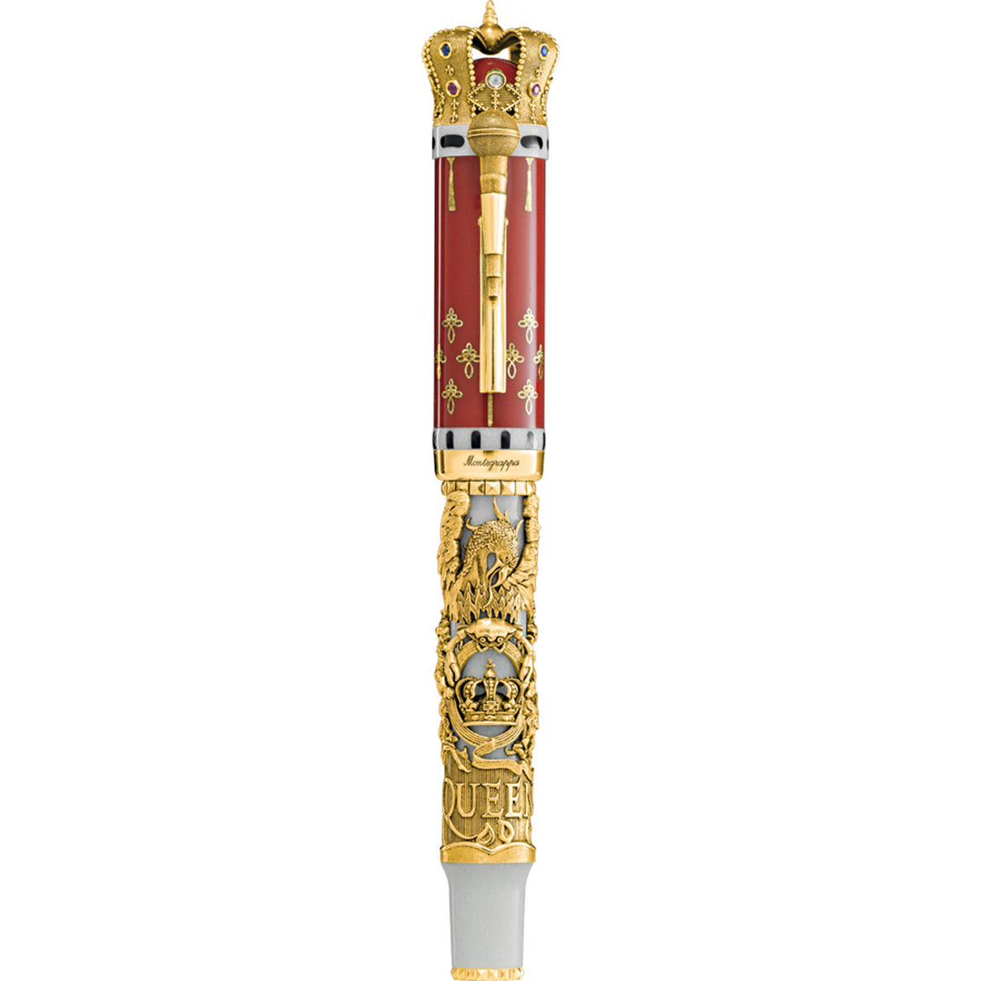 Montegrappa Queen: A Night at the Opera Rollerball Pen - Gold