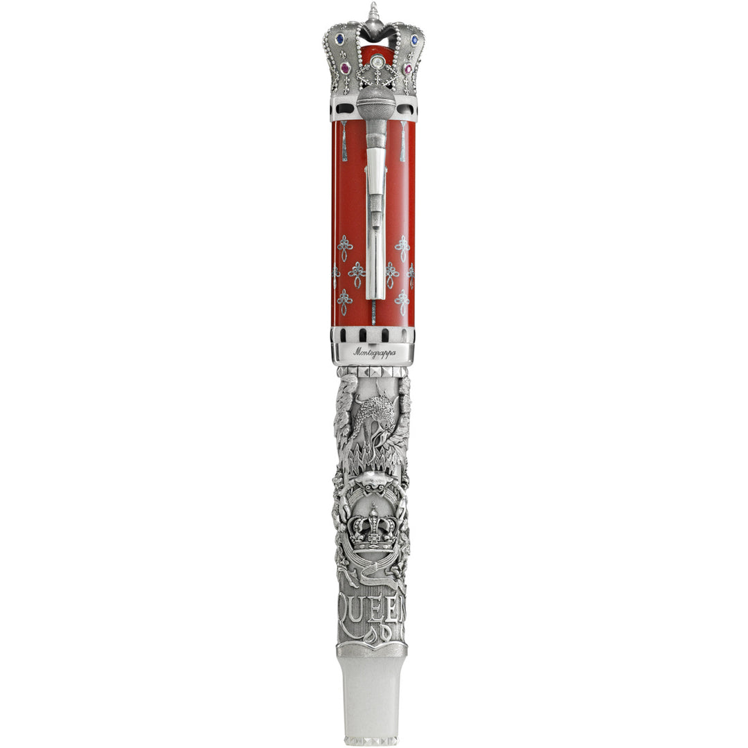 Montegrappa Queen: A Night at the Opera Rollerball Pen - Silver