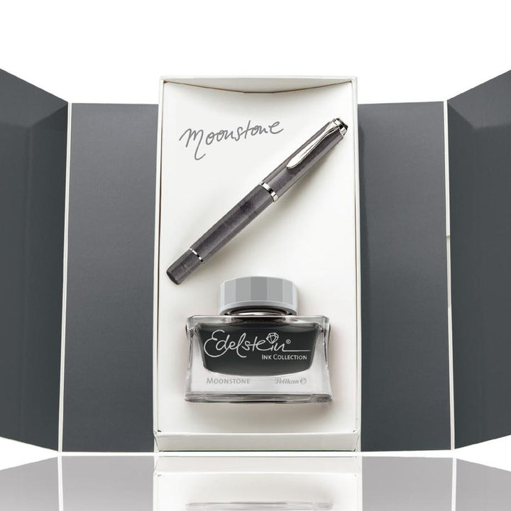 Pelikan Set Classic M205 Moonstone with Edelstein® Moonstone Ink of The Year 2020