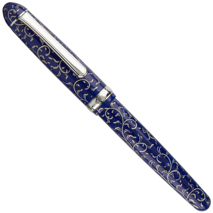 Platinum #3776 Fountain Pen - Blue Karakusa