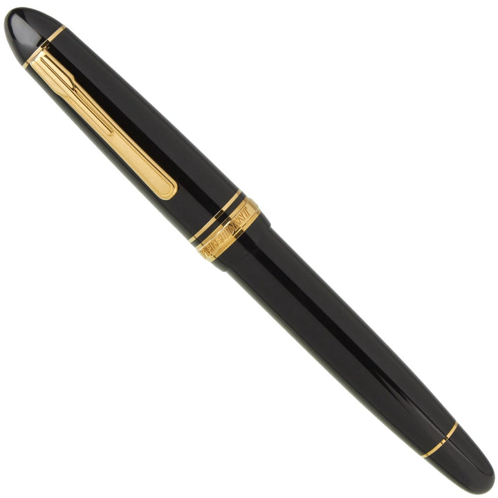 Platinum President Fountain Pen - Black w/ Gold Trim