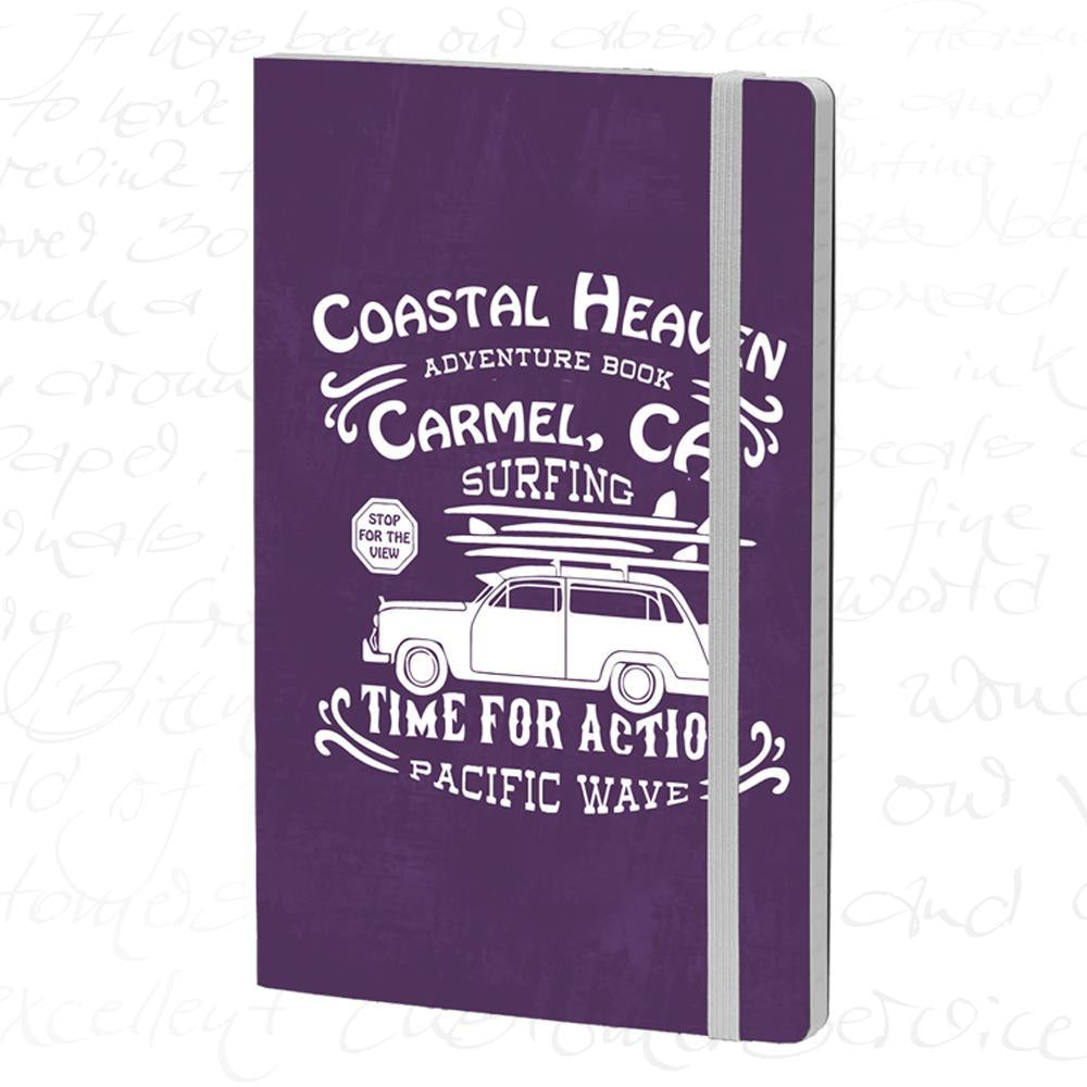 Stifflexible: 5X8.25 Carmel- Ca Coastal Heaven - Purple/White
