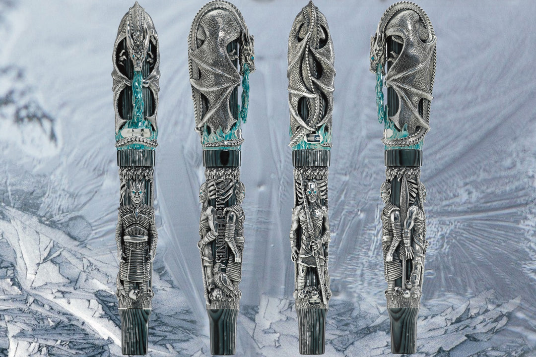 Montegrappa Game of Thrones: Winter Is Here Limited Edition Fountain Pen - Silver