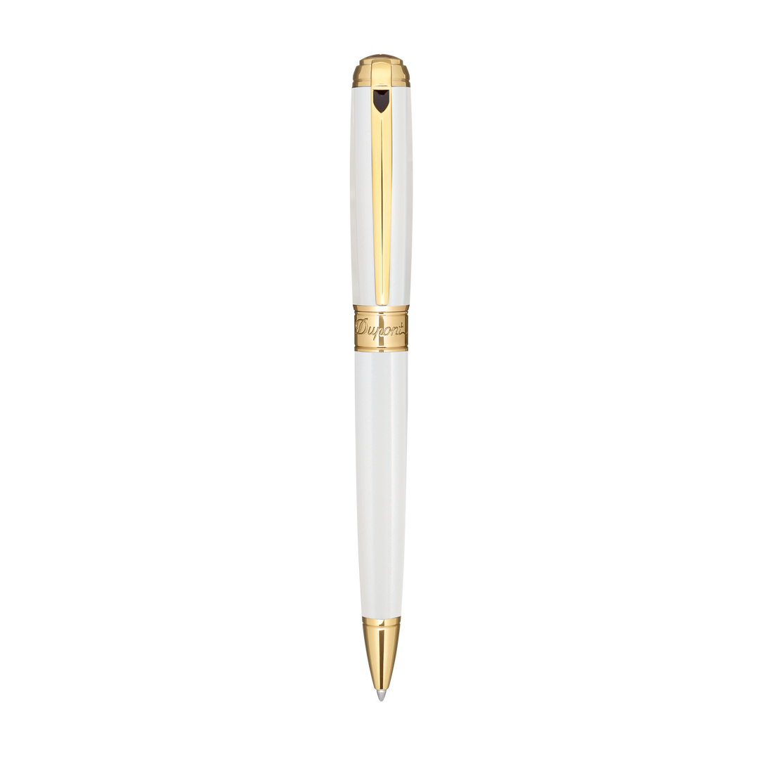 S.T. Dupont Line D Medium Ballpoint Pen - Pearl White