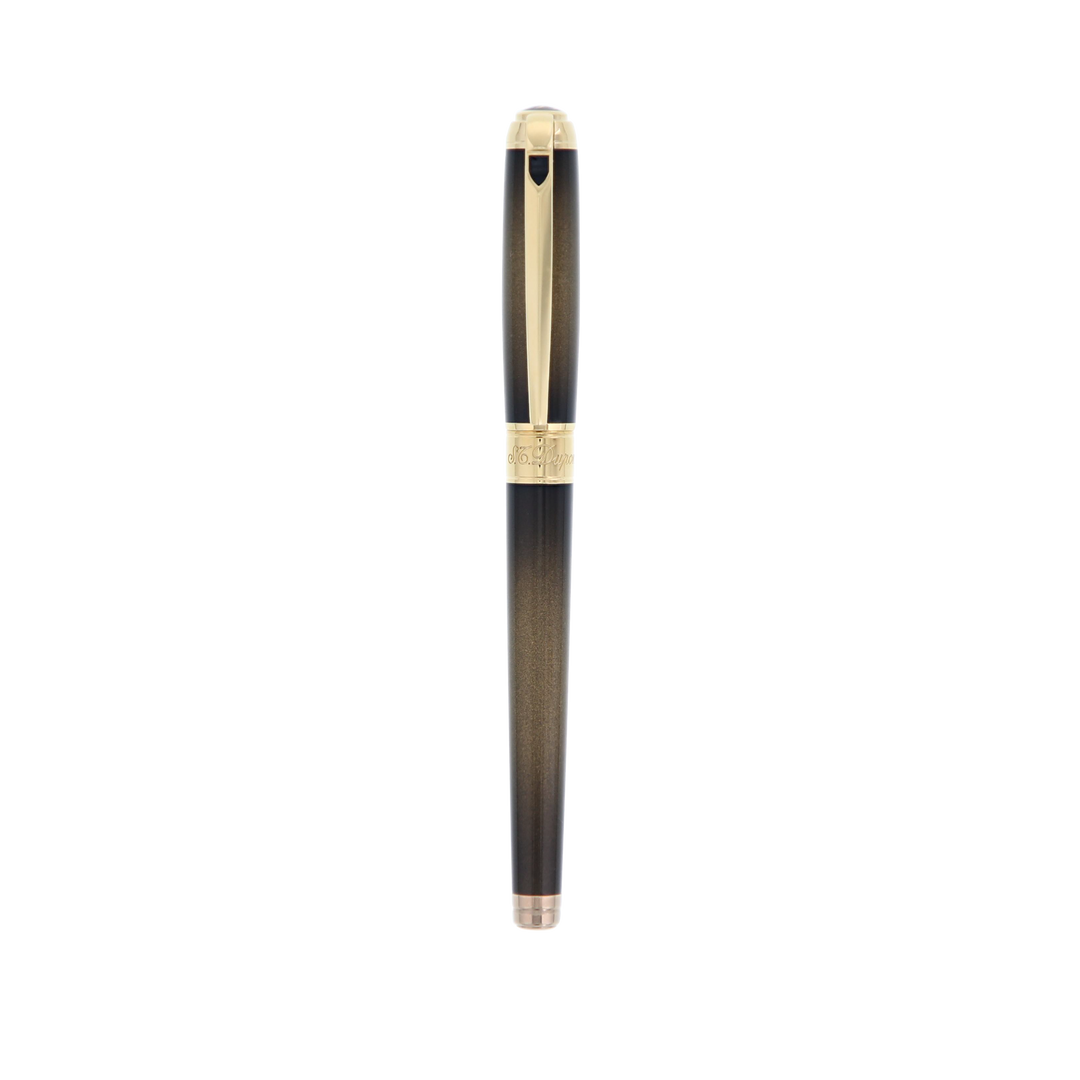 S.T. Dupont Line D Medium Rollerball Pen - Sunburst Bronze