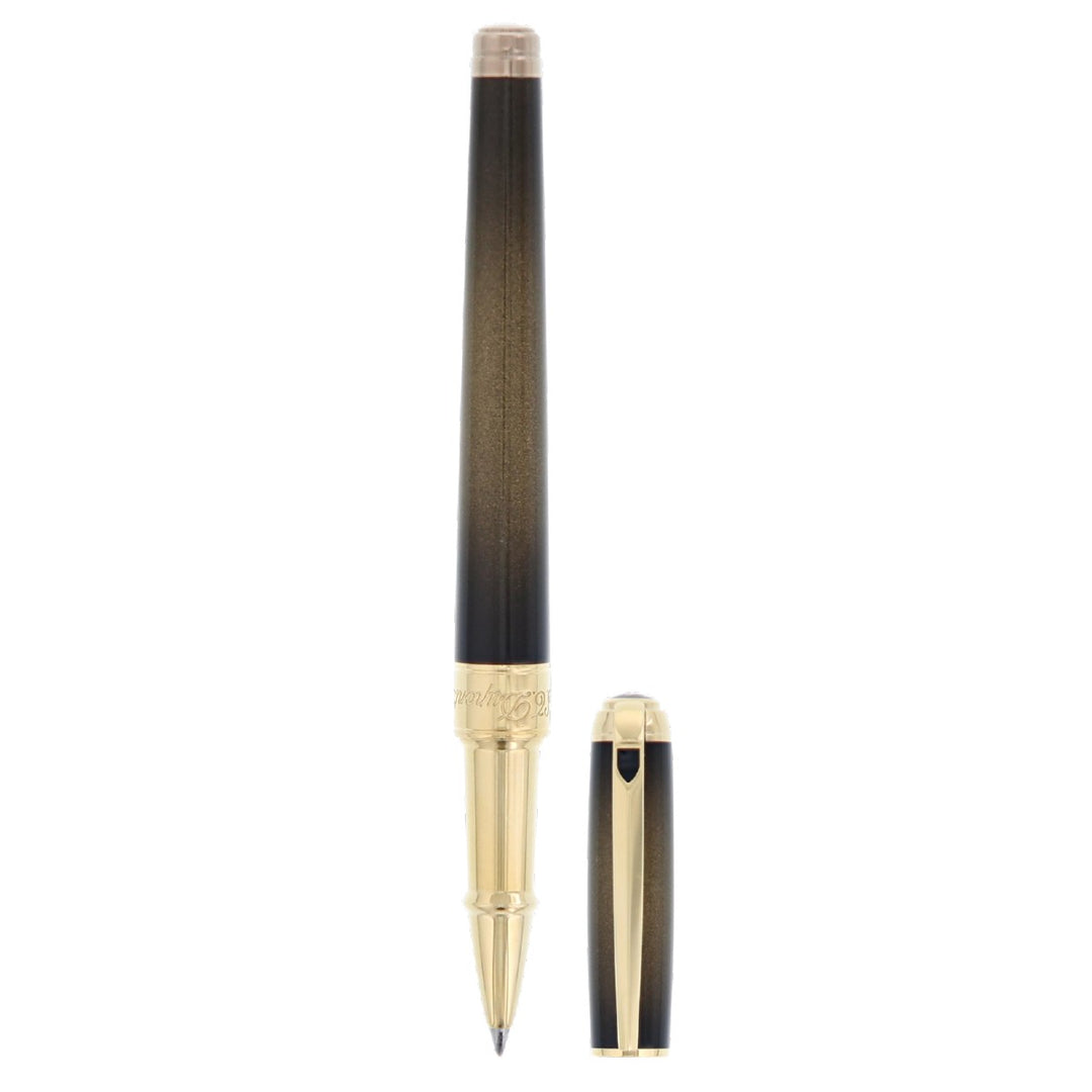 S.T. Dupont Line D Medium Rollerball Pen - Sunburst Bronze