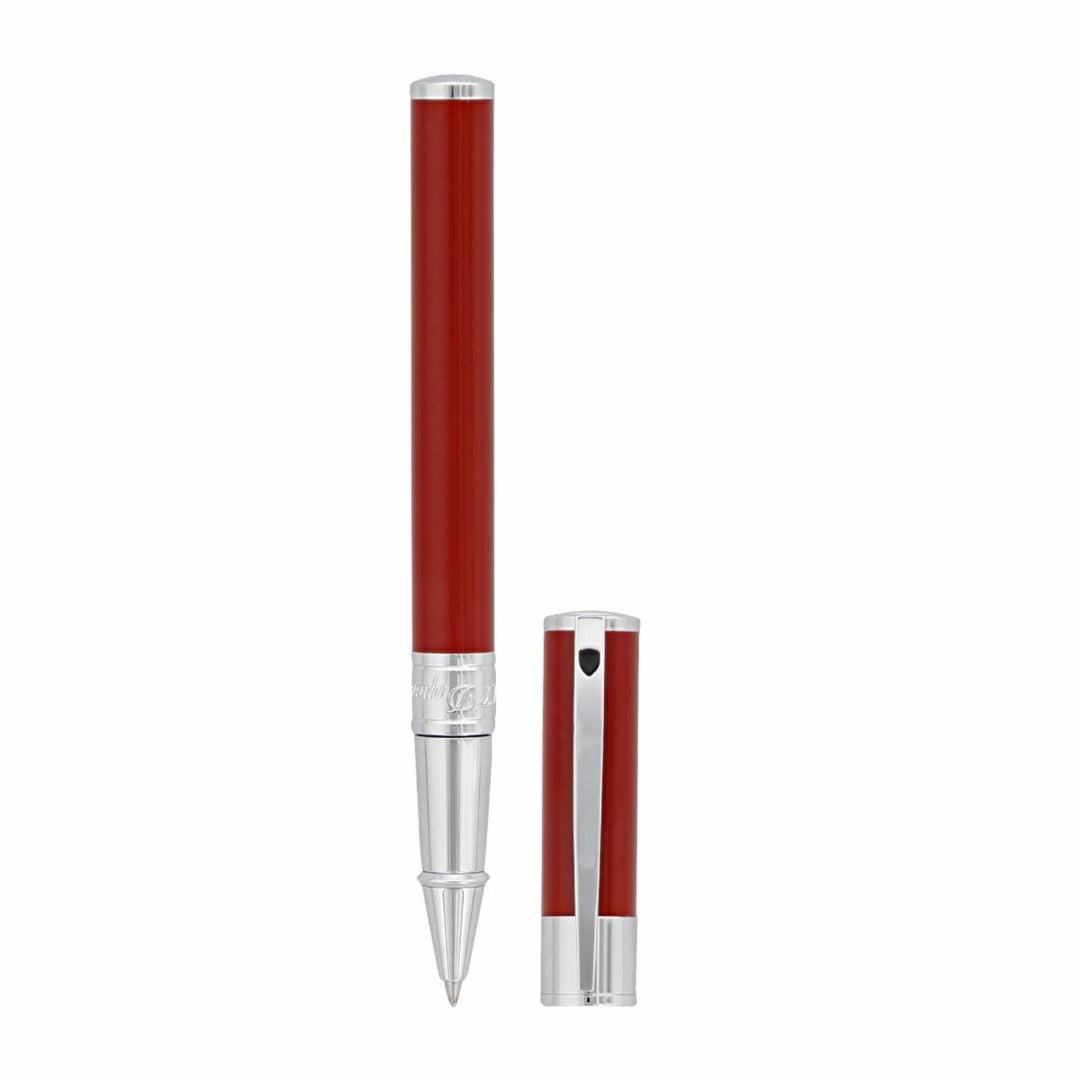S.T. Dupont D-Initial Rollerball Pen - Scarlet Red