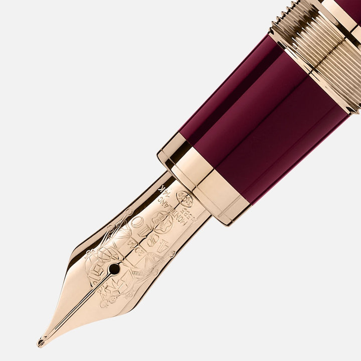 Montblanc Great Characters Homage to JFK Burgundy Fountain Pen
