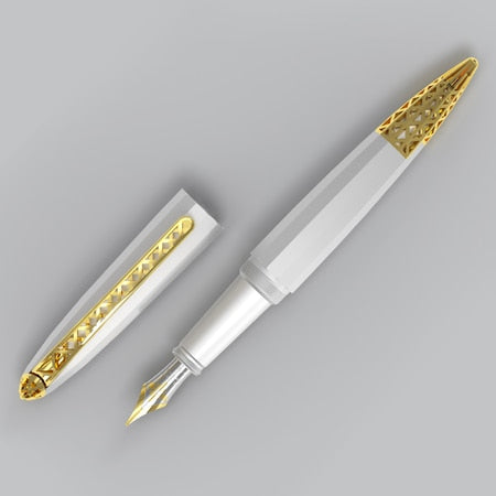 Diplomat Zepp 14K Fountain Pen - Gold